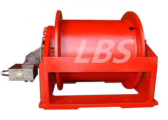 High Speed 12 KN Hydraulic Crane Winch Carbon Steel High Capacity