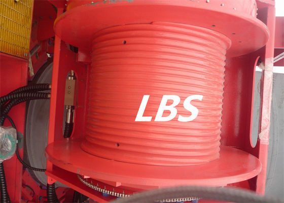 High Speed 12 KN Hydraulic Crane Winch Carbon Steel High Capacity