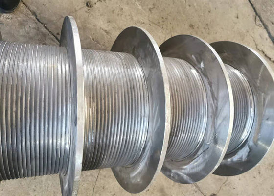 Wall Scrubbing Multi Lbs Grooved Winch Drum Alloy Steel