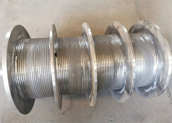 Wall Scrubbing Multi Lbs Grooved Winch Drum Alloy Steel